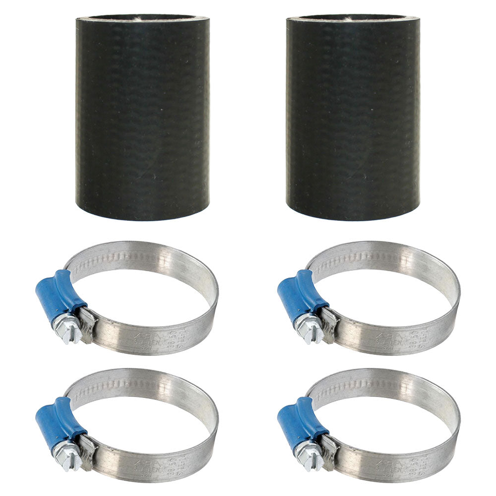 (2) Air Cleaner Hoses with (4) Hose Clamps  Fits Massey Harris Replaces 21327A