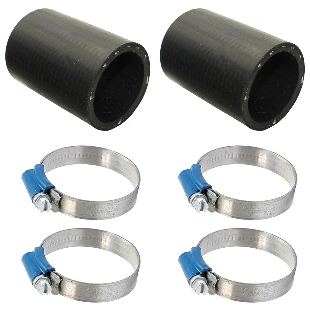 (2) Air Cleaner Hoses with (4) Hose Clamps  Fits Massey Ferguson