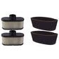 Qty 2: Air Filter & Pre-Filter Kit  Fits John Deere Replaces MIU12554