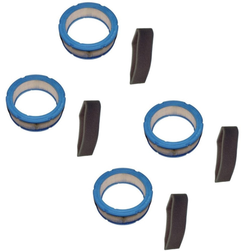 Qty 4: Air Filter & Pre-Filter
 Fits Briggs and Stratton Replaces 270998