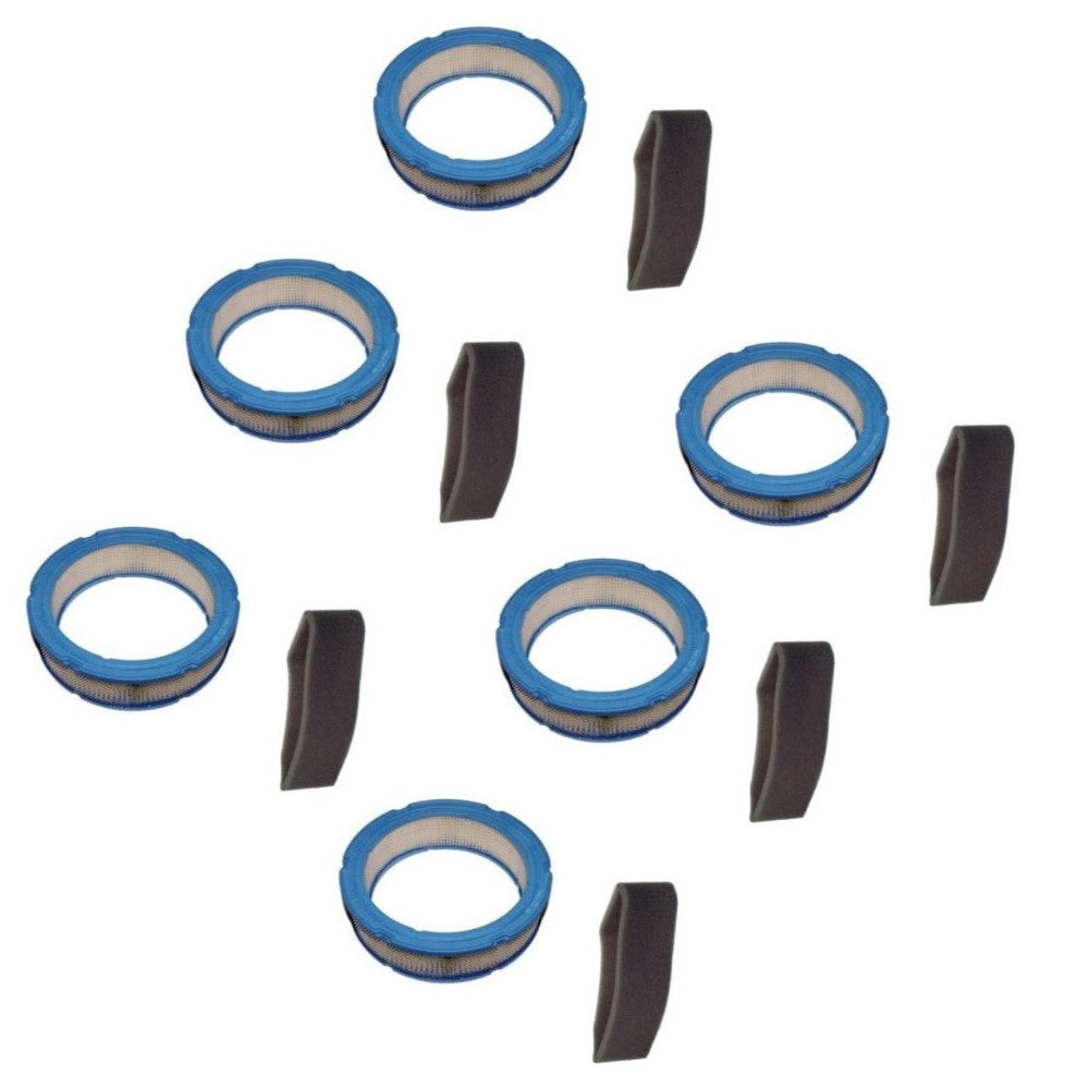 Qty 6: Air Filter & Pre Filter
 Fits Briggs and Stratton Replaces 270998