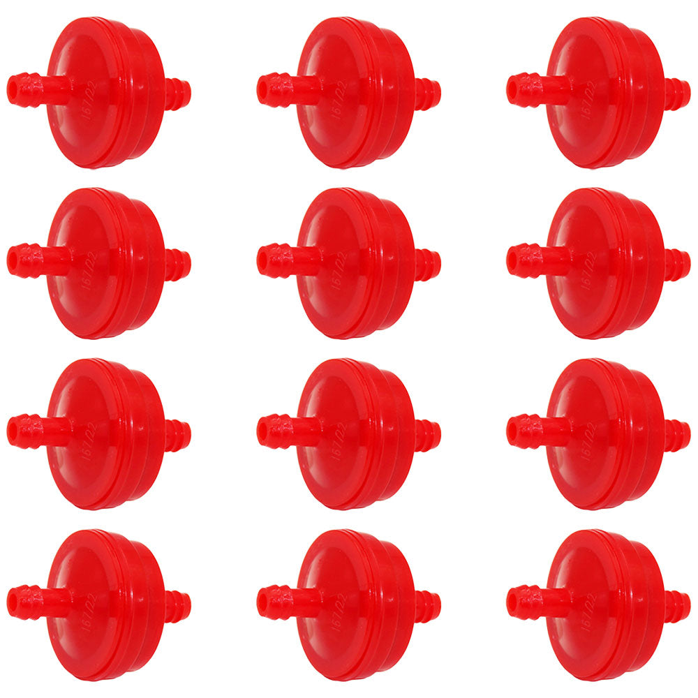 Qty 12: Inline Fuel Filters Fits Briggs and Stratton Replaces 1501729MA
