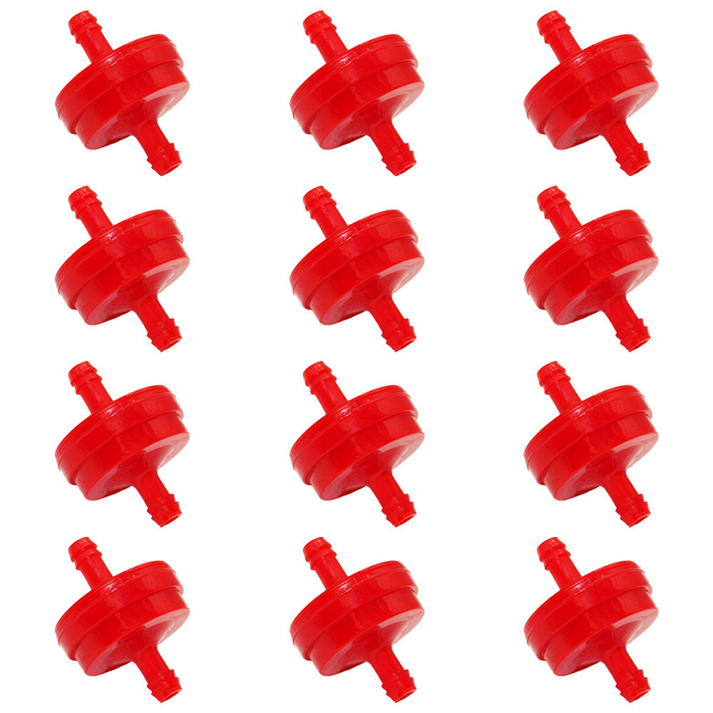 Qty 12: Inline Fuel Filters Fits MTD Replaces 1723521