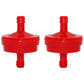 Qty 2: Inline Fuel Filters Fits Case/International Harvester Replaces 7111296