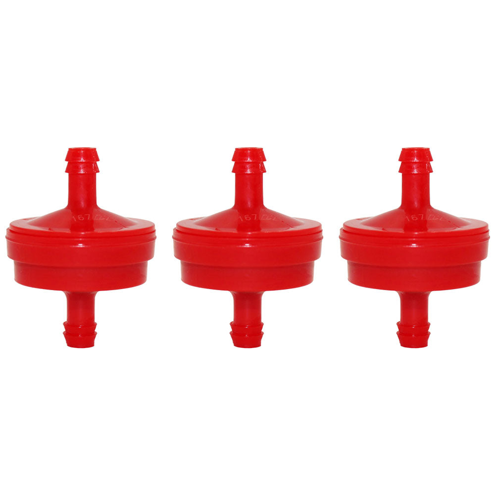 Qty 3: Inline Fuel Filters Fits MTD Replaces 1723521