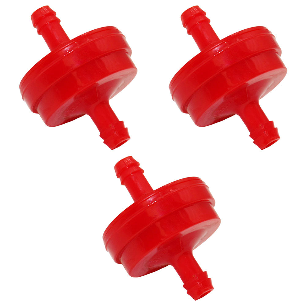 Qty 3: Inline Fuel Filters Fits MTD Replaces 1723521