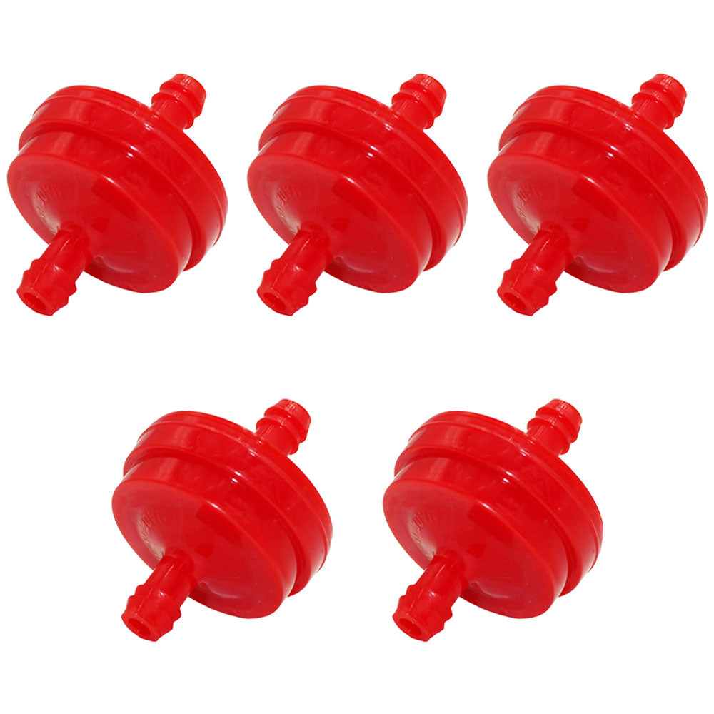 Qty 5: Inline Fuel Filters Fits Case/International Harvester Replaces 7111296