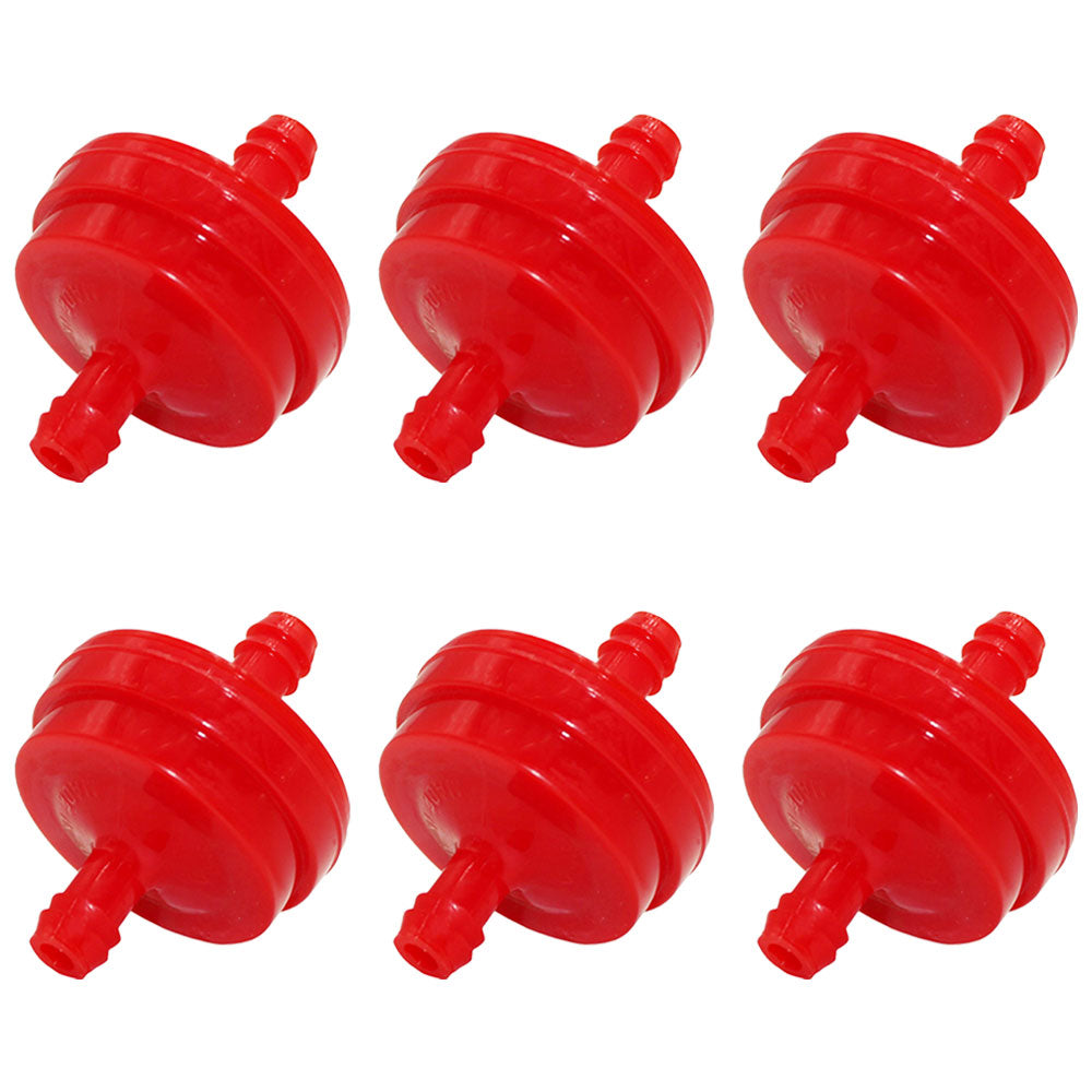 Qty 6: Inline Fuel Filters Fits MTD Replaces 1723521