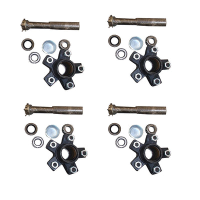 (4) Trailer Axle Kits 2,000 lbs 5 on 4.5