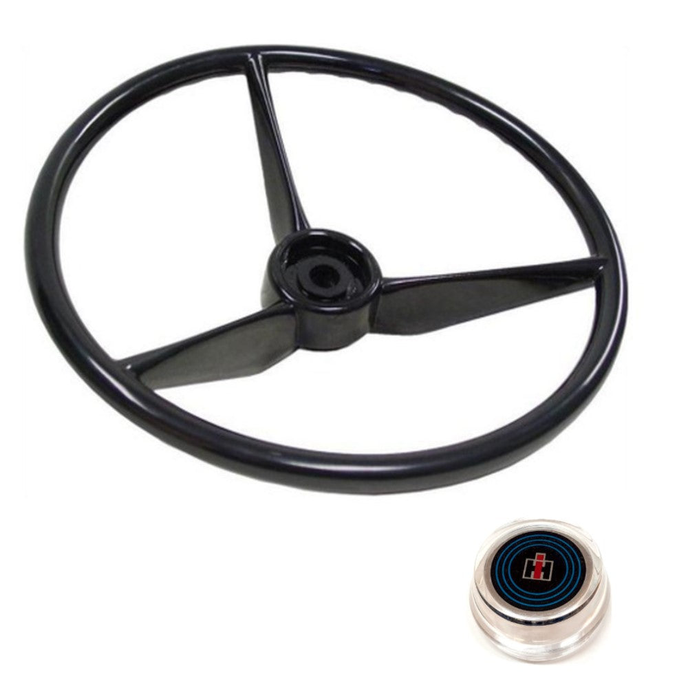 Steering Wheel & Cap
 Fits International Harvester Replaces 393157R2