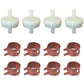 4 Fuel Filters and 8 Hose Clamps Fits Briggs and Stratton Replaces 394358