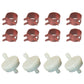 4 Fuel Filters and 8 Hose Clamps  Fits Universal Products Replaces 394358
