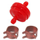 1 Fuel Filter and 2 Hose Clamps Fits Briggs and Stratton Replaces 1501729MA