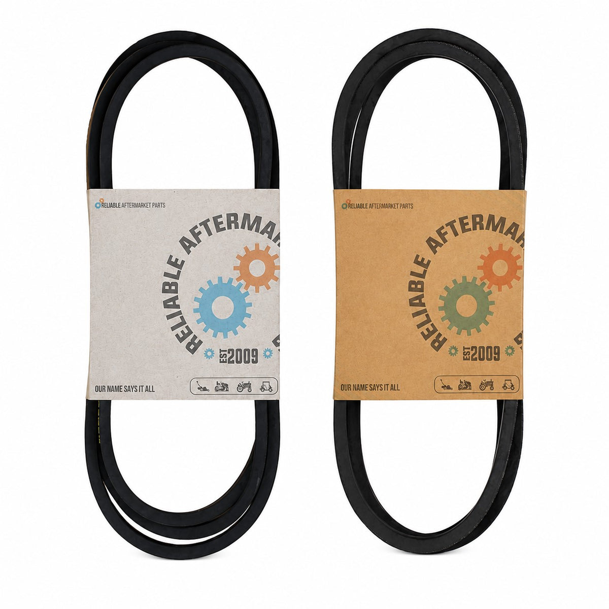 Deck and Drive Belt Set Fits Husqvarna Replaces 531300766 532138255