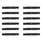 Qty 12: Notched High-Lift Mower Blade
 Fits Dixie Chopper Replaces 30227-60