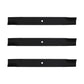 (3) Medium Lift Blades Fits Toro Groundsmaster 106-0629 108-1124 44-6250