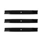(3) Medium Lift Blades Fits Toro Groundsmaster 106-0629 108-1124 44-6250