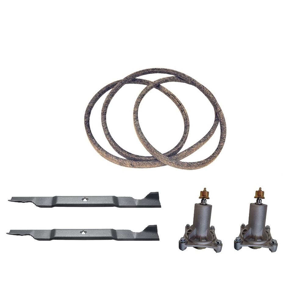 Belt, Blades and Spindles Kit
 Fits Craftsman Replaces 7133156 Made with Aramid