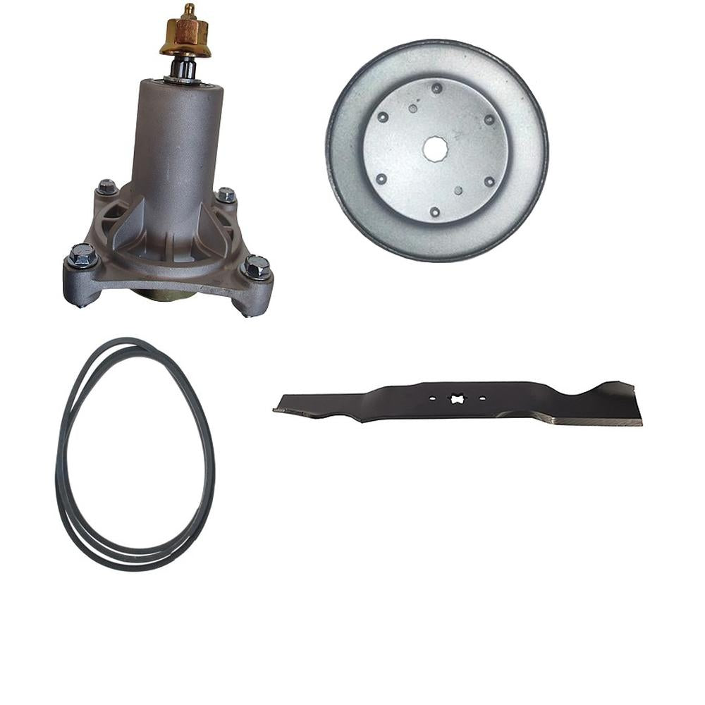 Deck Blade Spindle Belt Pulley Kit Fits Husqvarna YTH2454 YTH24V54 YTH25K54