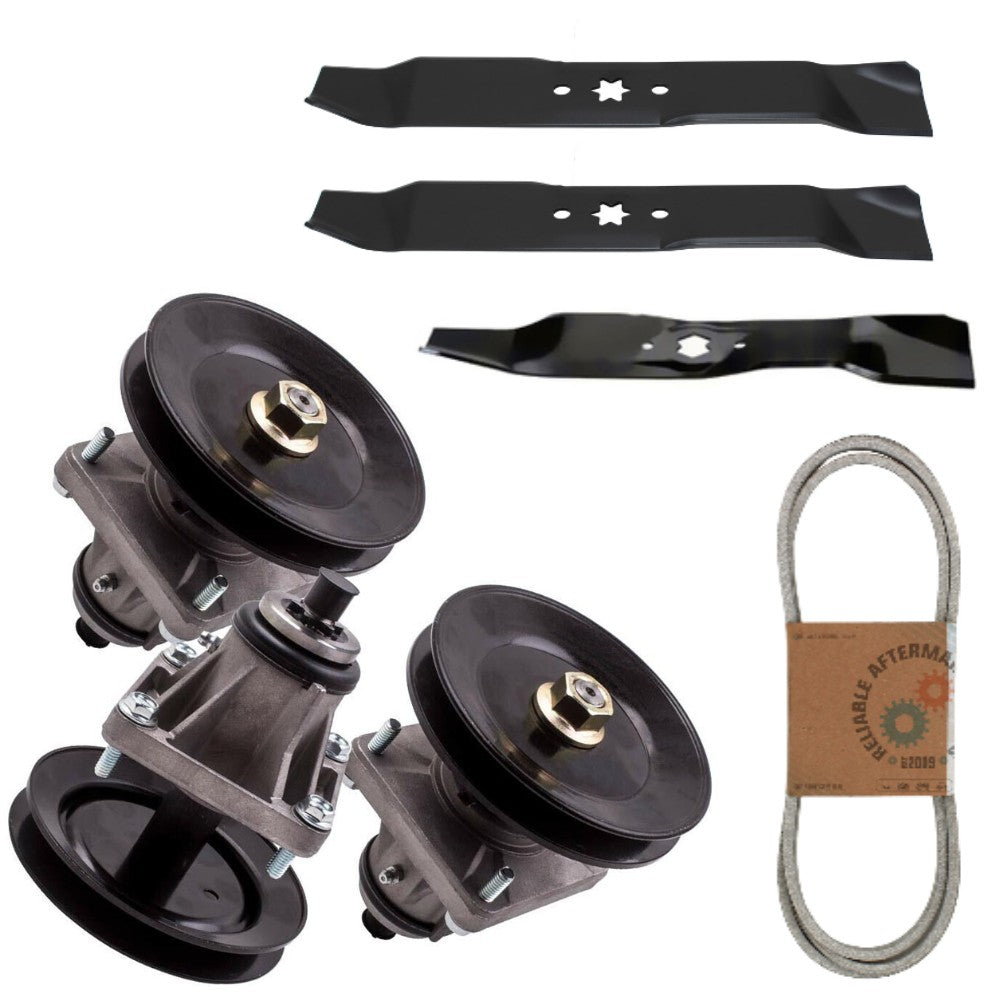 Mower Deck Spindles w/Blades and Belt  Fits Cub Cadet Replaces 618-0660