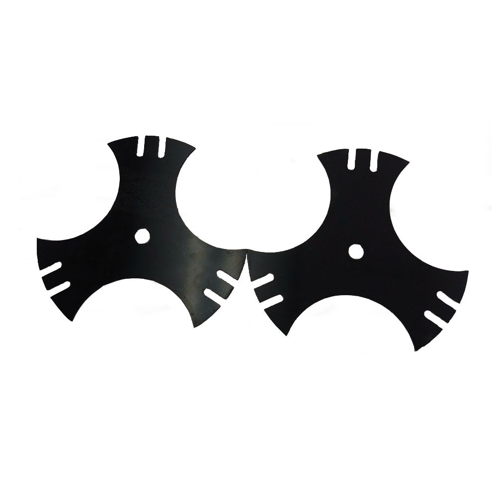 Qty. 2: Tri Point Edger Blade  Fits Troy Bilt Replaces 781-0748