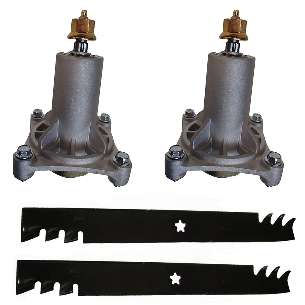 46" Deck Kit for AYP Sears Craftsman Fits Husqvarna Poulan Mulching Blade Spindl