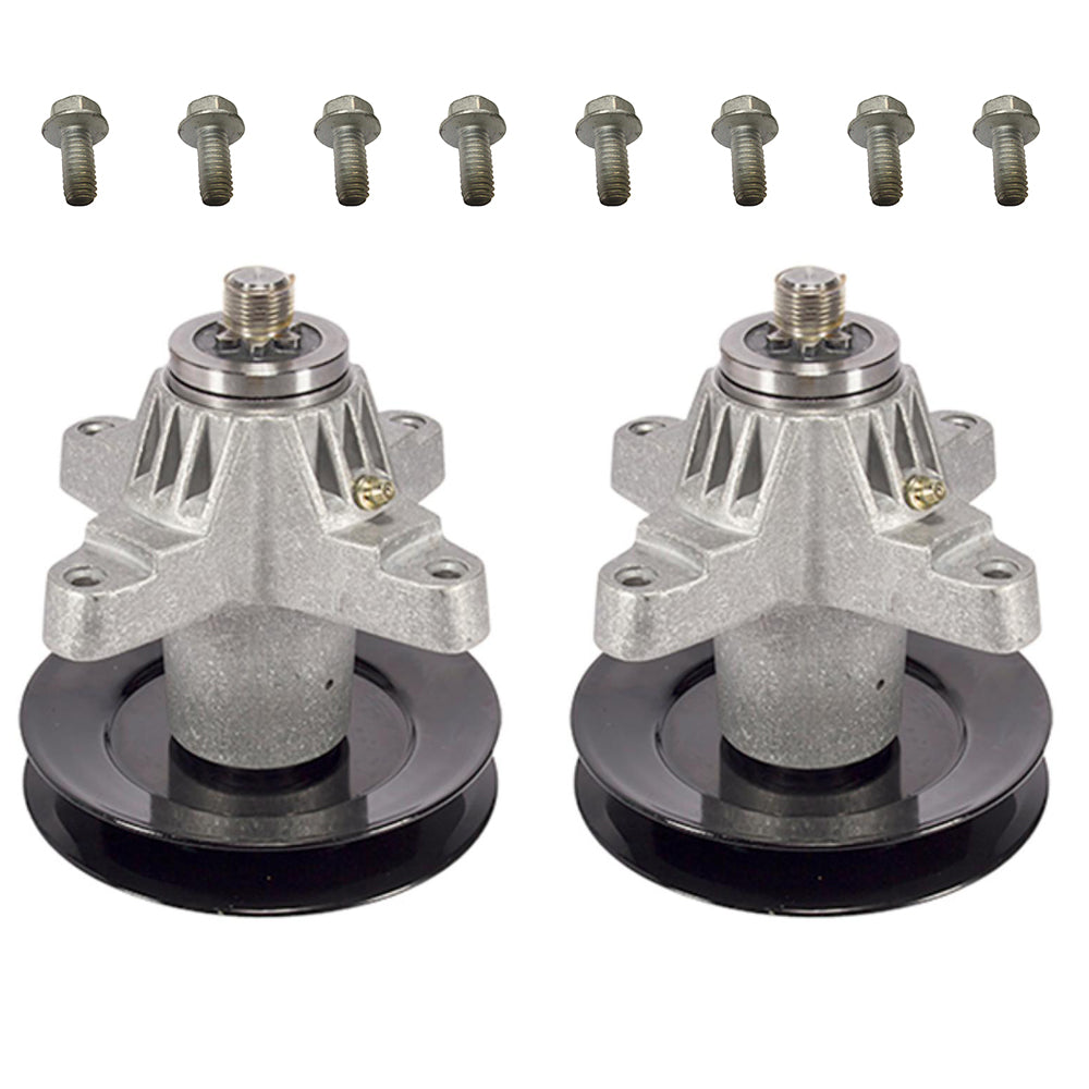 Qty 2: Spindle Assembly with Bolts Fits Cub Cadet Replaces 1724491