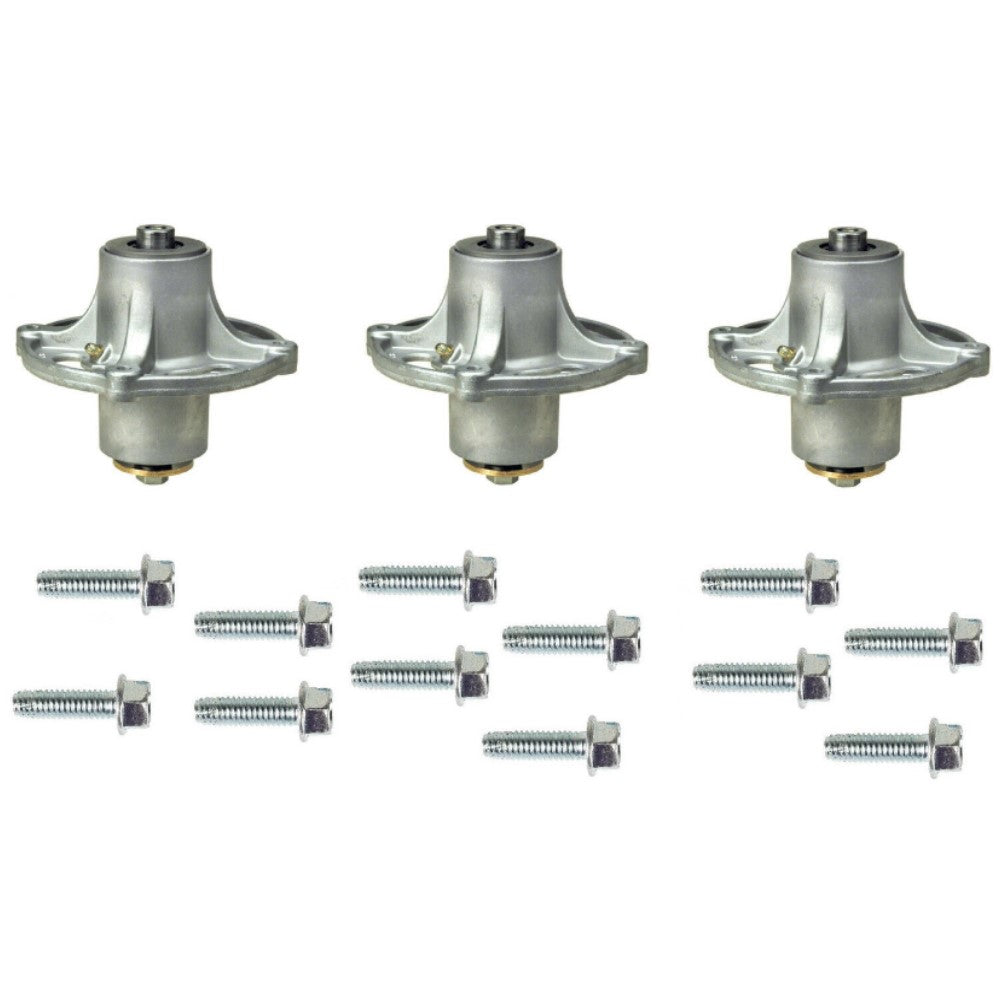 3 Pk. Spindle Assembly with Screws fits Snapper 1735573YP 1735323YP (14226)