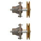 QTY 2: Mower Deck Spindles w/Bolts
 Fits MTD Replaces 618-0660