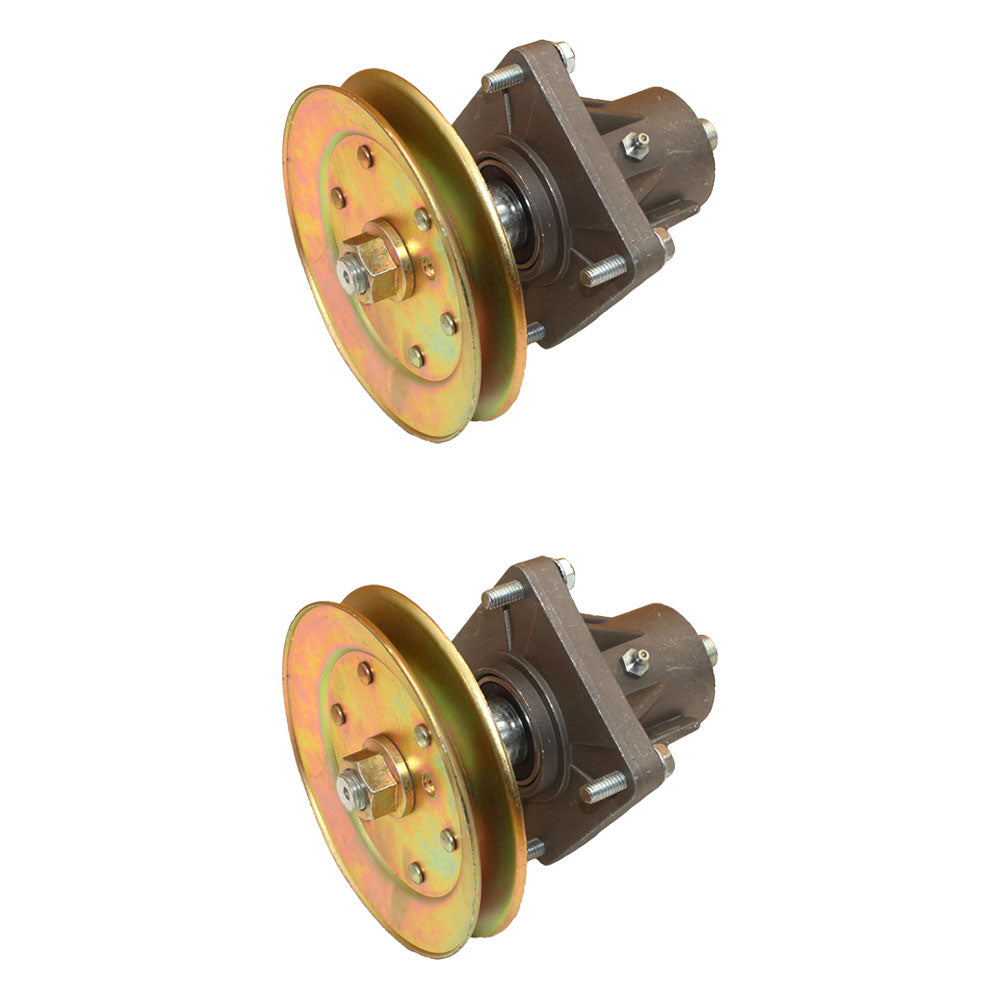 QTY 2: Mower Deck Spindles w/Bolts
 Fits Cub Cadet Replaces 618-0660