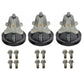 3 Spindle Assemblies with Bolts
 Fits Massey Ferguson Replaces 618-04822