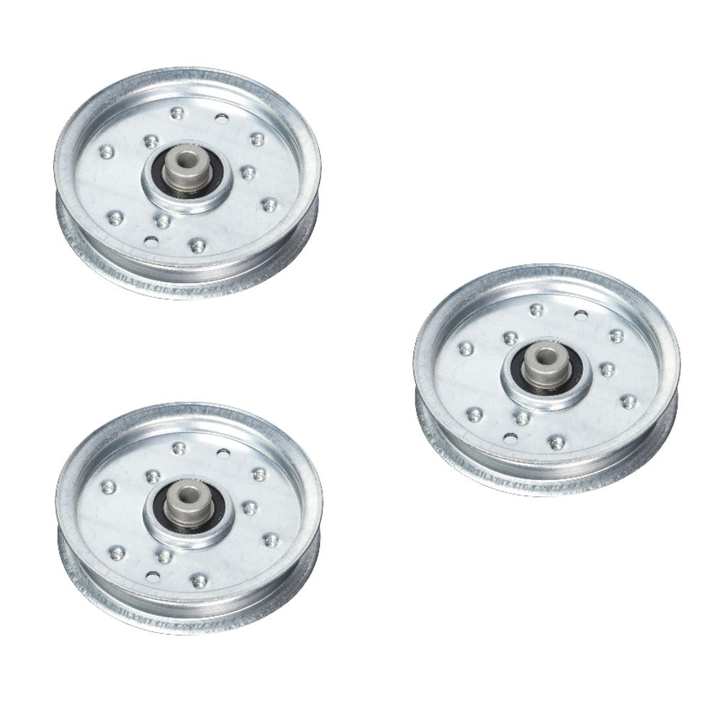 (3) Flat Idler Pulleys fits Troy-bilt Mustang Zero Turn Mowers