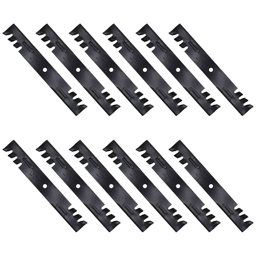 Qty 12: Toothed Mower Blades Fits Simplicity Replaces 1756152AYP