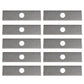 (10) Pk Edger Blades 8" X 2" fits Echo Fits Husqvarna Fits Ryobi fits Shindaiwa