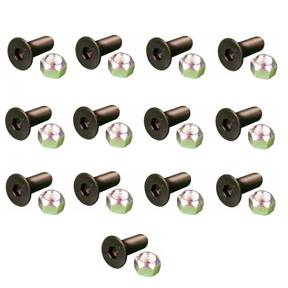 (13) Replacement Screws & (13) Replacement Nuts Fits CAT Models 5/8" x 2.5"