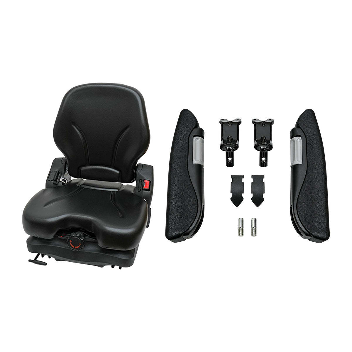 PV9003 Suspension Seat with Armrest Set Fits Caterpillar 226B 257B TL642