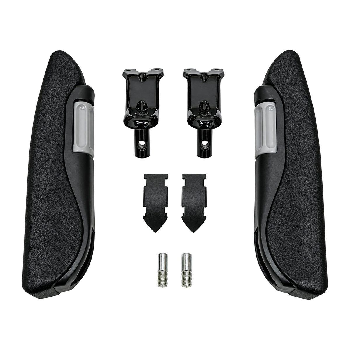 PV9003 Low-Profile Suspension Seat with Armrest Set Fits Case SR130 TR270 CX26C