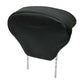 Heavy Duty Low-Profile Suspension Black Vinyl Seat with Matching Upper Backrest