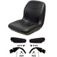 102707301CC Black High Back Seat With Flip Up Arm Rests

 Fits Bobcat