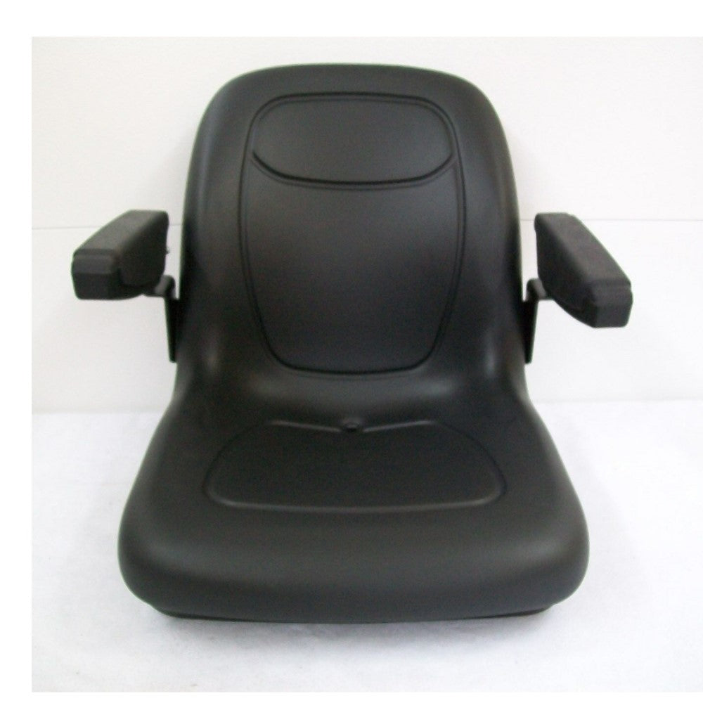Black Seat w/Flip Up Armrests & Seat Rails Fits Cub Cadet Replaces 01004834