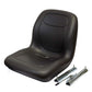 Uni Pro Black Bucket Seat w/ Pair of Slide Rails  Fits Komatsu