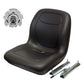 Black Seat Fits John Deere Fits Bobcat Fits Case Fits New Holland Gehl Mustang S