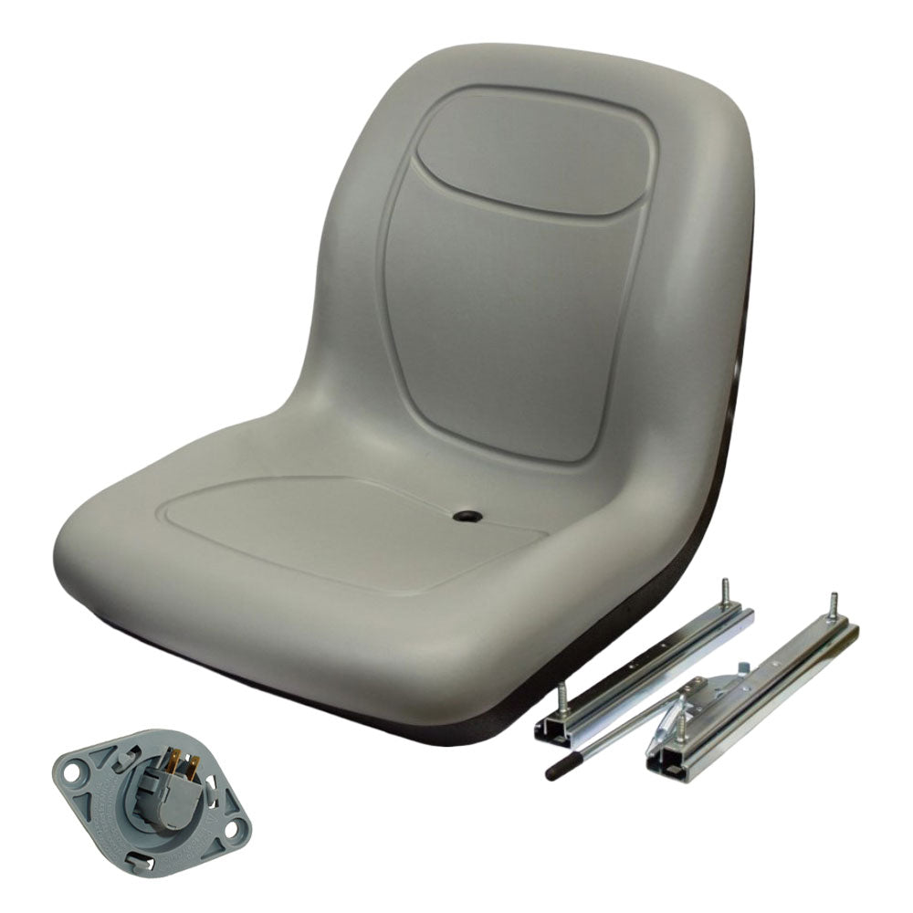 Gray Seat Fits New Holland LS120 LS125 LS140 LS150 LS160 LS170 LS180 LS185 LS190