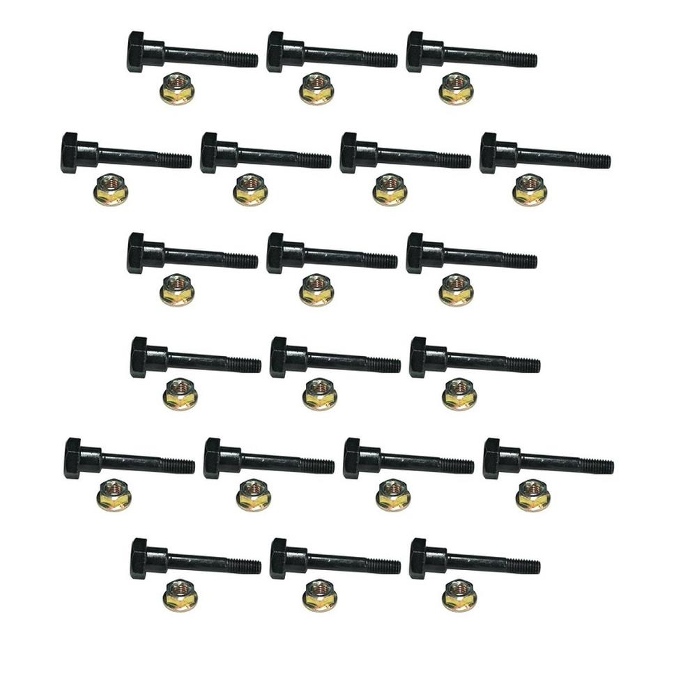 Twenty Shear Pins With Bolts Fits Honda HS1132 HS50 HS55 Push Snow Blowers