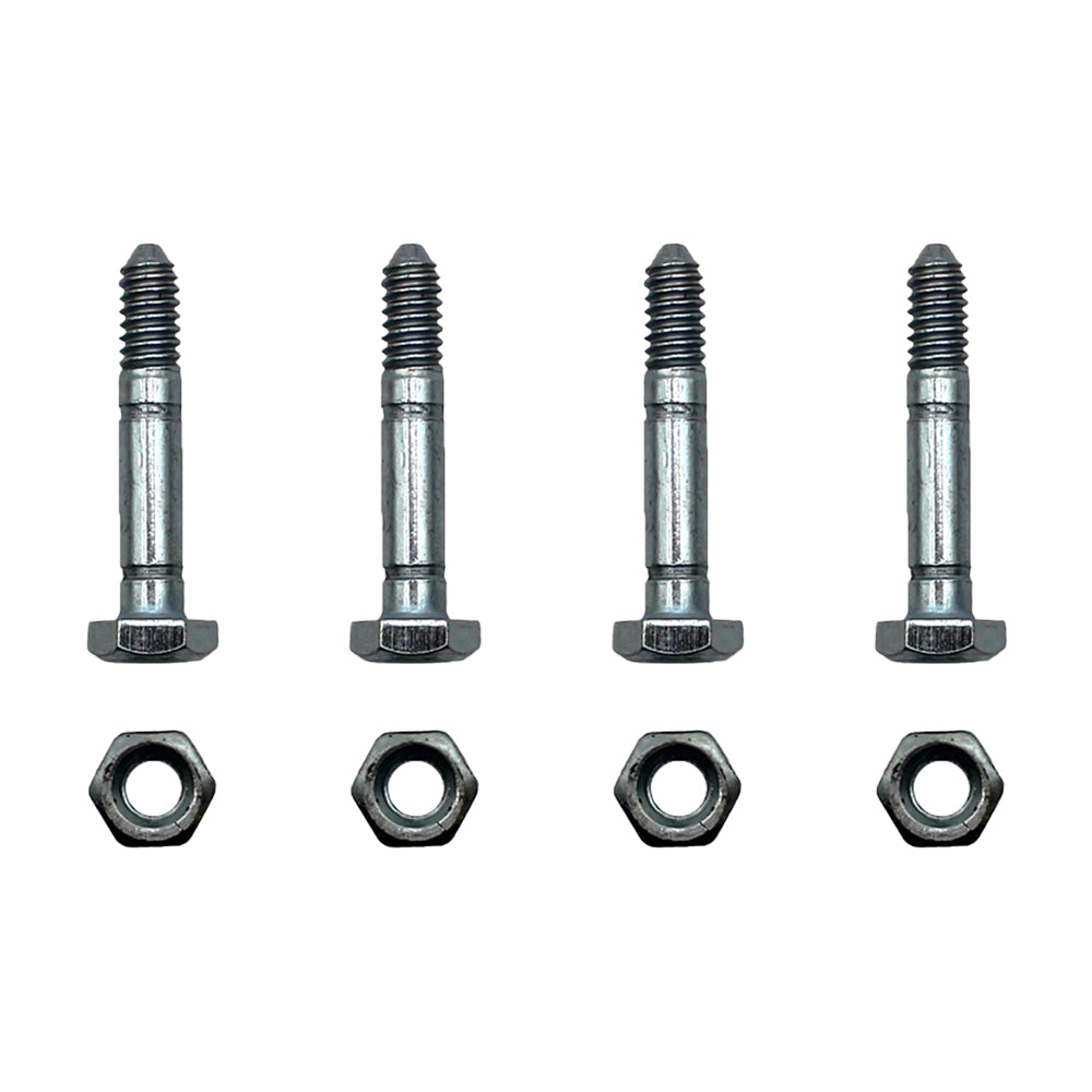 Qty 4: Shear Pin with Nut, 1-9/16" x 1/4"
 Fits John Deere Replaces A122156