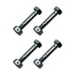 Qty 4: Shear Pin with Nut, 1-9/16" x 1/4"
 Fits John Deere Replaces A122156
