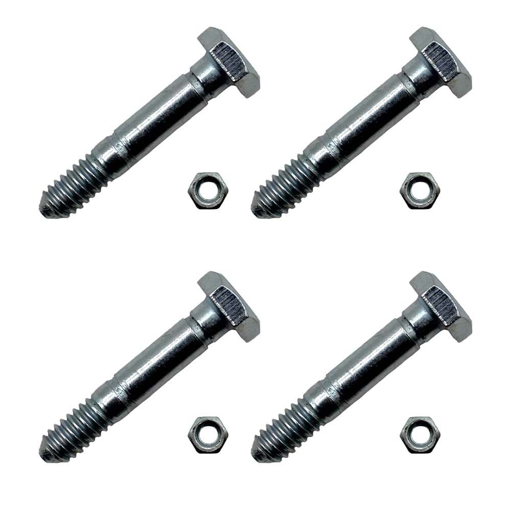 Qty 4: Shear Pin with Nut, 1-9/16" x 1/4"
 Fits John Deere Replaces A122156
