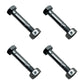 4 Pack Shear Pins Lock Nuts Fits Ariens 532005 53200500 Fits John Deere AM123342
