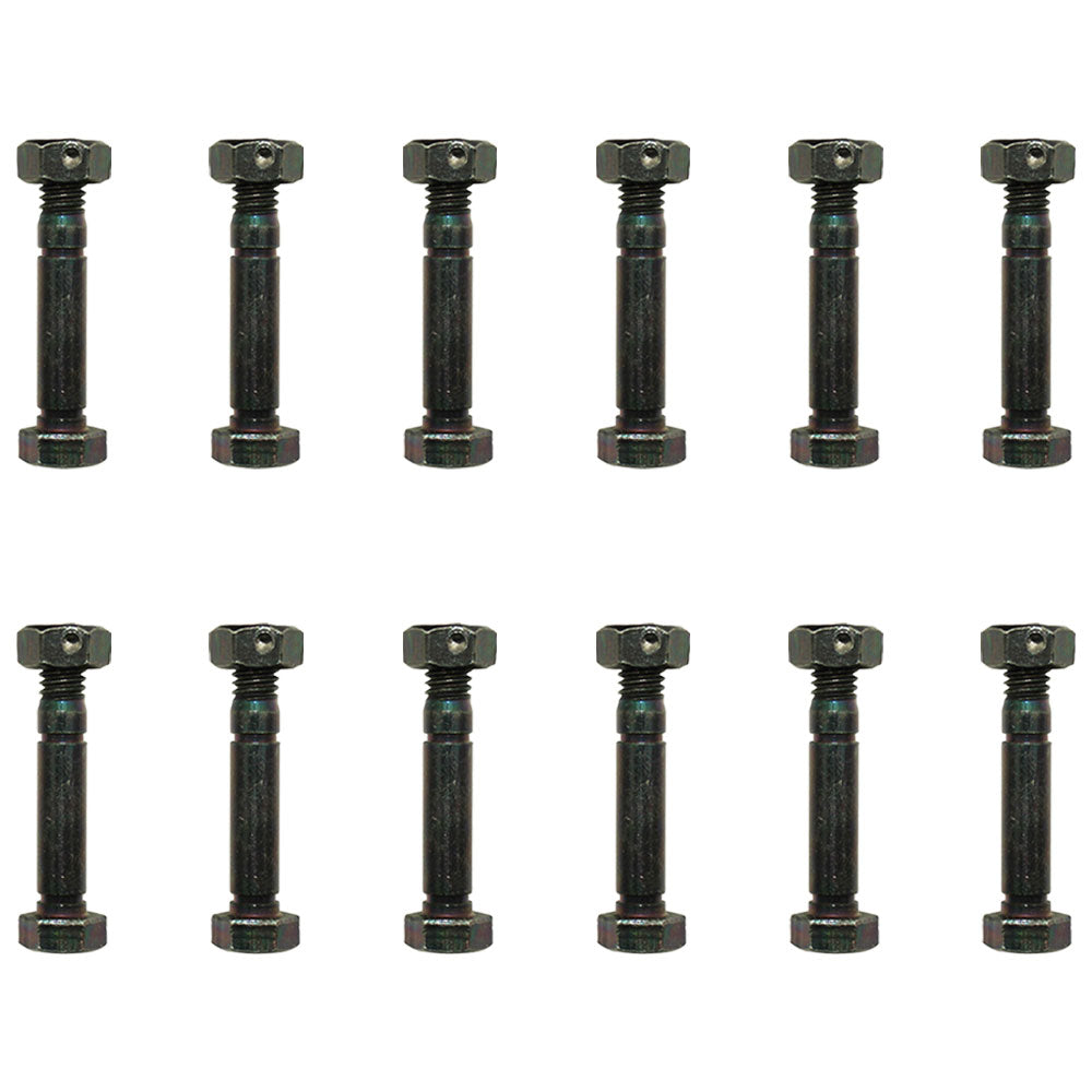 QTY 12: 2" x 5/16" Shear Pin with Nut  Fits Stiga Replaces 1812-9004-01