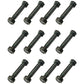 QTY 12: 2" x 5/16" Shear Pin with Nut  Fits Stiga Replaces 1812-9004-01